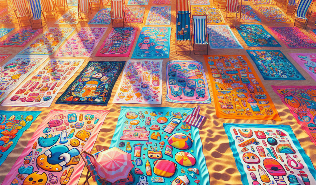 De bedste strandhåndklæder til børn - sjove og farverige designs